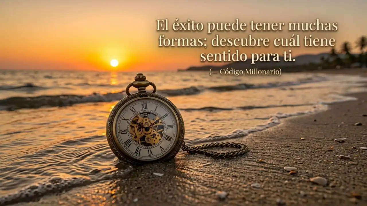 Frase motivacional sobre constancia y objetivos