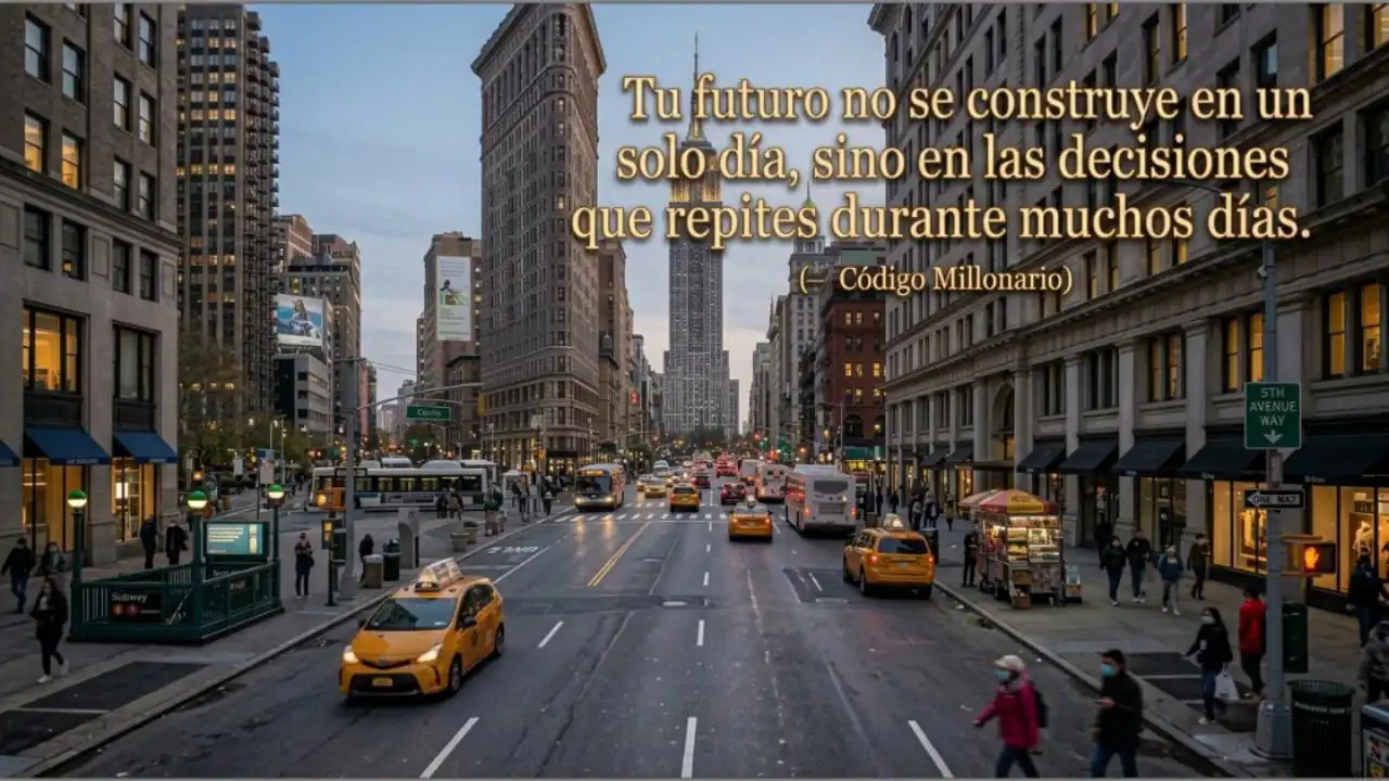 Frase motivacional sobre perseverancia y disciplina