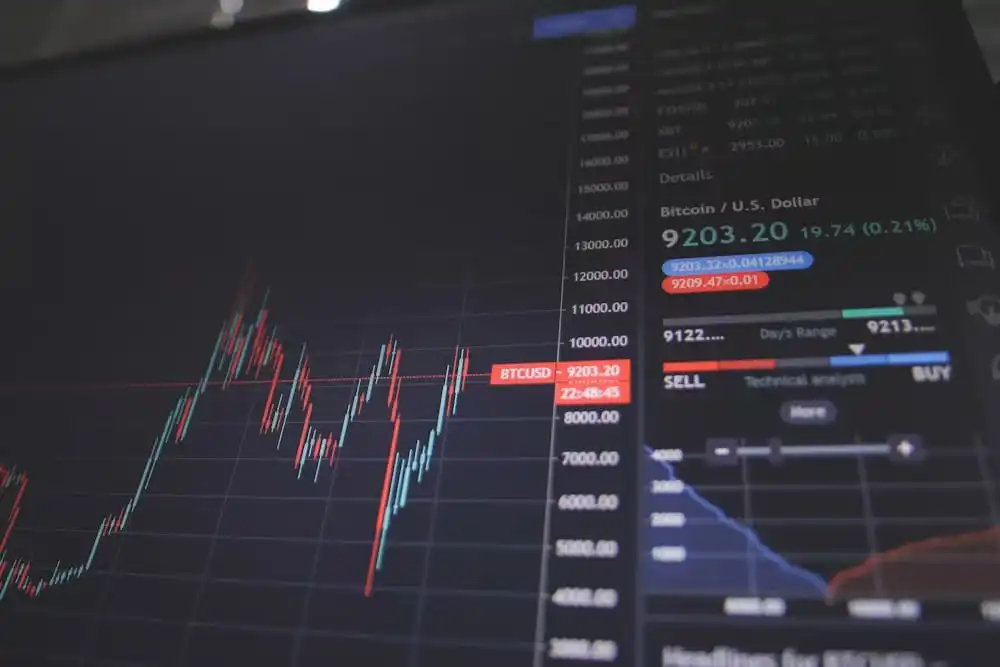Mercados financieros y gráficos de valoración bursátil